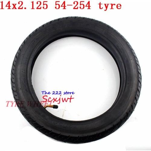 14x2.125 Inflation wheel Tire 14*2.125 Electric Bicycle tyre 14 X 2.125 54-254 inner outer tyre fits Many Gas Electric Scooter