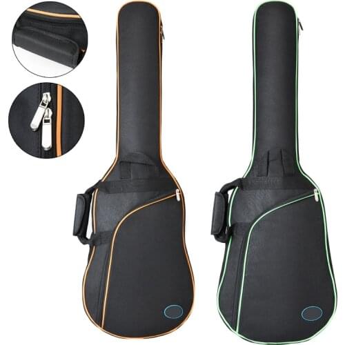 38/39 40/41Inch Waterproof Oxford Fabric Electric Guitar Case Gig Bag Double Straps Pad Cotton Thickening Soft Cover Backpack