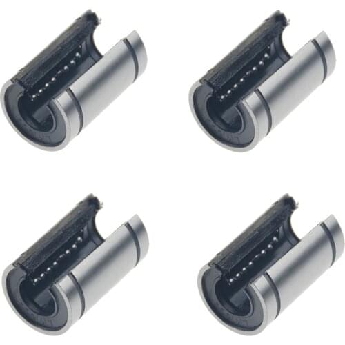4PCS/lot LM10UUOP LM16UUOP LM20UUOP LM25UUOP LM30UUOP LM35UUOP Linear bearings Open Type CNC Linear Bushing