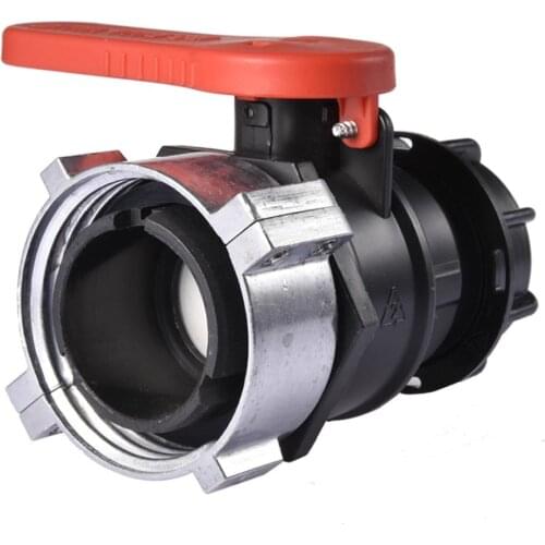 75mm 1000L Water IBC Tank Container Ball Valve Chemical Barrel Valve Acid And Alkali Resistant DN50 Ton Barrel Ball Valve