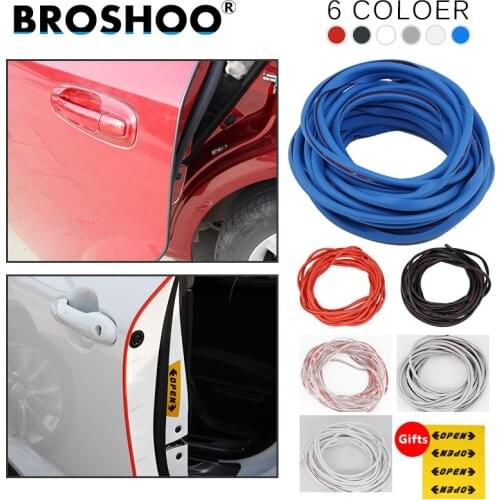BROSHOO Vehicle Door Side Protector Scratch Crash Rubber Strips Decals For Chrysler Grand Voyager PT Cruiser 300C Car Styling