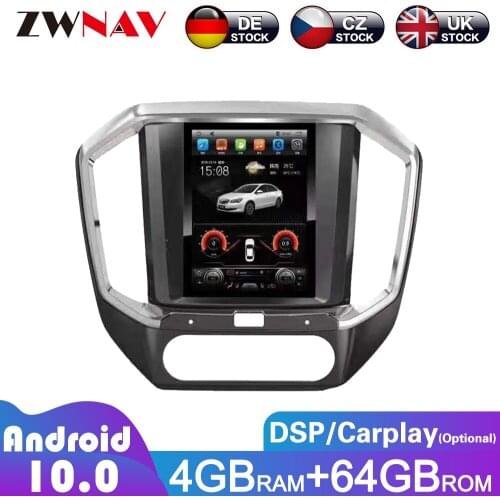 Android 10.0 4+64GB Tesla Style For JMG Yusheng S350 Car Multimedia Radio Player GPS Navigation Radio Head Unit With DSP Carplay