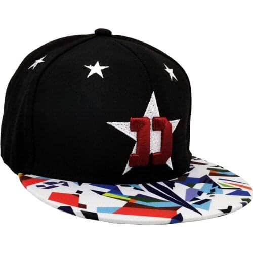2021 New D five-pointed star embroidery sports outdoor hip-hop cap fashion baseball cap men women casual sunshade snapback cap