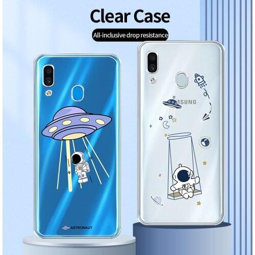 For Samsung Galaxy A30 Case Clear Phone Case For Samsung Galaxy A20 Protective Fundas For Samsung A20 A30 Transparent Cute Cover