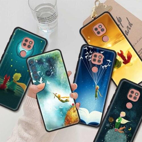 Phone Case For Moto G9 G8 Play Plus G60 G50 G40 G30 Fusion G20 G10 Power one Fusion G8 Power Llte E6S Caso Te Little Prince Fox