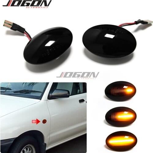 For Ford Fiesta MK3 MK4 KA Mondeo Transit Tourneo LED Side Fender Dynamic Turn Signal Light Marker Lamp