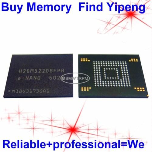 H26M52208FPR BGA153Ball EMMC 16GB Mobilephone Memory New original and Second-hand Soldered Balls Tested OK