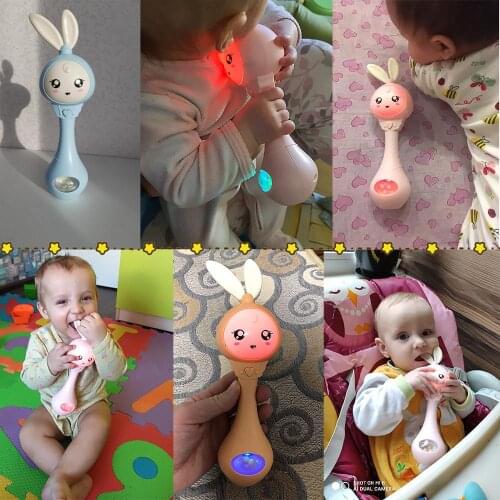 Baby Music Teether Rattle Toy for Child 0-12 Education Mobile Cot Kids Bed Bell Newborn Stroller Crib Infant Pacifier Weep Tear
