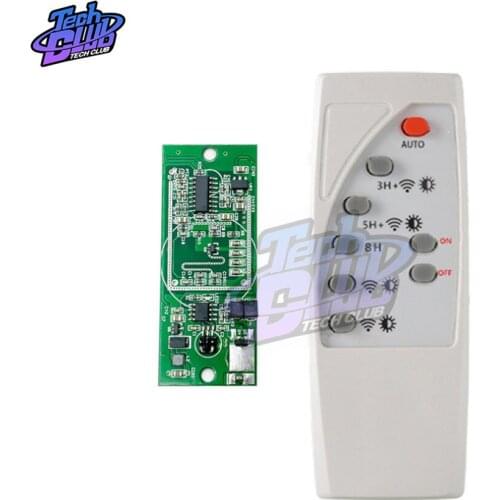 Microwave Radar Human Body Induction Solar Controller Light Circuit Board Adjustable Sensor Module with Remote Control 3.7V 7.4V