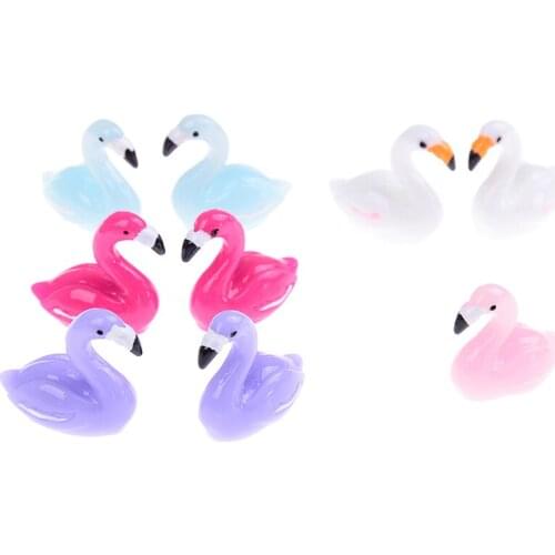 2pcs Cute Owls Animal Resin Miniatures Figurine Craft Bonsai Pots Home Fairy Garden Ornament Decoration Moss Terrarium Decor