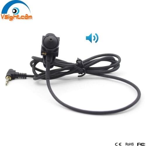 Security CCTV 2.5mm Jack Plug 1000TVL15*15mm Mini Video Camera with Bracket 3.7mm Lens CMOS Analog Camera With Mic For Mini DVR