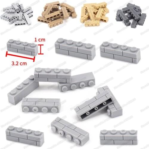 Wall Tiles 1x4 Building Block replacement parts for Moc Military Technology City Figures Assemble Model Child Gift Christmas Toy