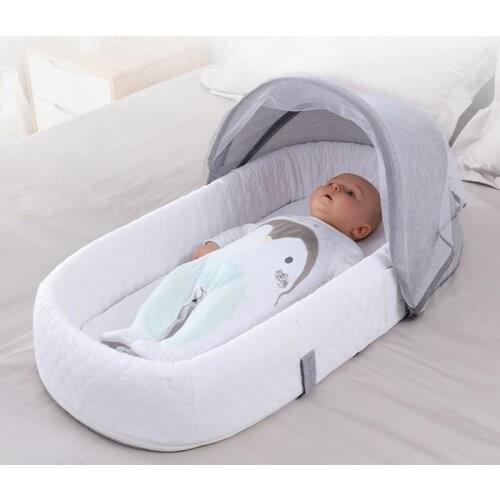 Newborn Next To Me Portable Baby Bed Beds Set Cribs For Baby Nest Bed Bassinets Sleeping Baby Crib Netting For Newborns Cot