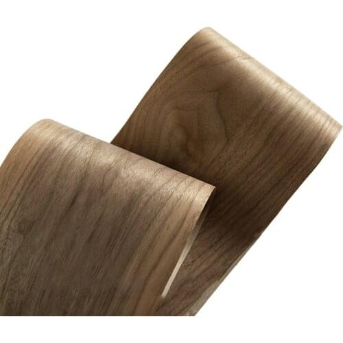 220 cm Natural Black Walnut Veneer Thin Handmade DIY Solid Wood Decorative Panel Skin Speaker Renovation