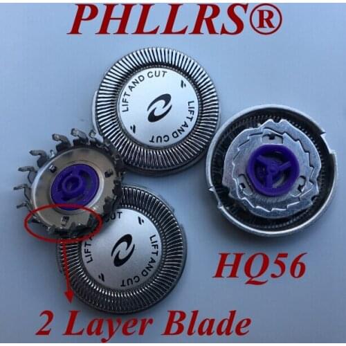 3PCS HQ56 replace head razor blade for philips shaver HQ55 HQ46 HQ3 HQ4 HQ48 YQ6008 YQ6108 YQ6188 YQ6308 HQ6900 HQ6902 HQ6904