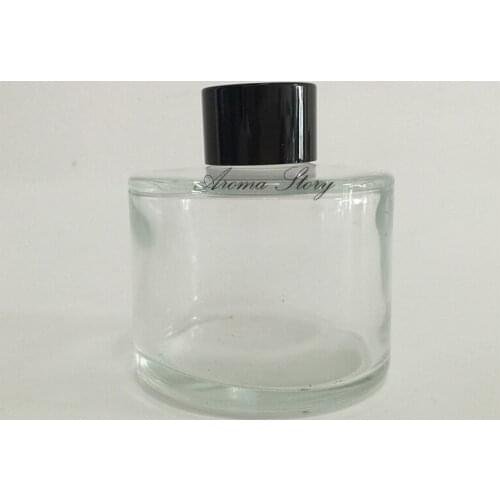 5pcs/lot 120ml Reed Diffuser Glass Bottle Diameter 7cm, Height 8cm, Weight 167g(with cap) Metal Caps and Plastic Stopper