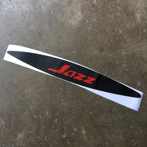 Carbon Fiber Stickers And Decals High Mounted Stop Brake Lamp Light For Honda Fit / Jazz Hatchback GK5 2014-2018 car Accessories