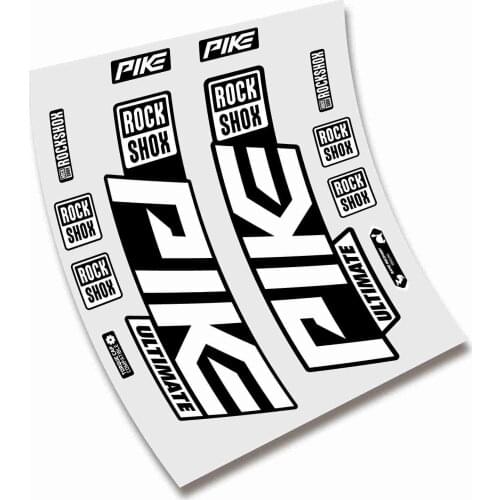 Stickers hairpins ROCKSHOX PIKE ULTIMATE 2020 various colors cycling bike
