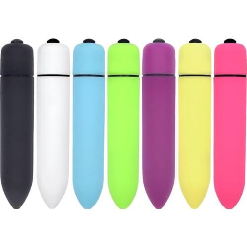 10 pcs Powerful 10 Frequency Mini Bullet Vibrator Cute Vibrating Egg Clitoris G-spot Stimulator Dildo Vibrator Sex Toys