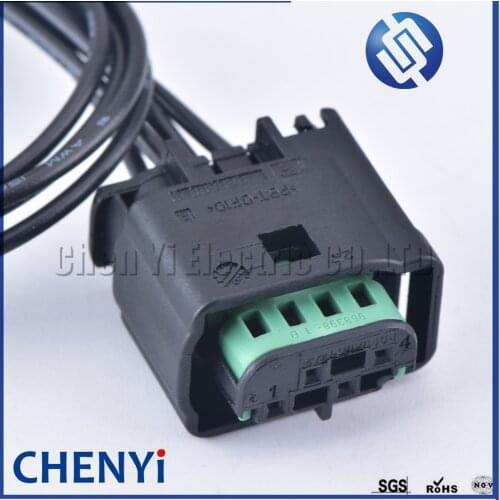 4 Pin Tyco 1-967640-1 8E0 971 934 LPG Converter rear-view camera connectors Oxygen Sensor Socket wire cable Plug For VW AUDI BMW