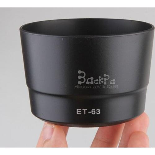 50PCS ET-63 Bayonet Camera Lens Hood 58mm For 700D Rebel T5i 100D EF-S 55-250mm f/4-5.6 IS STM