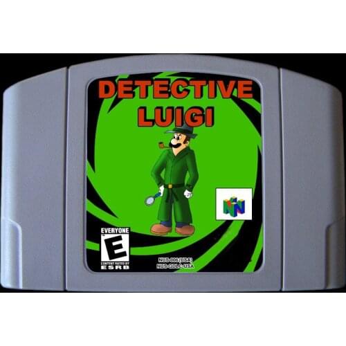 64 Bit Games ** DETECTIVE LUIGI ( English USA Version!! )