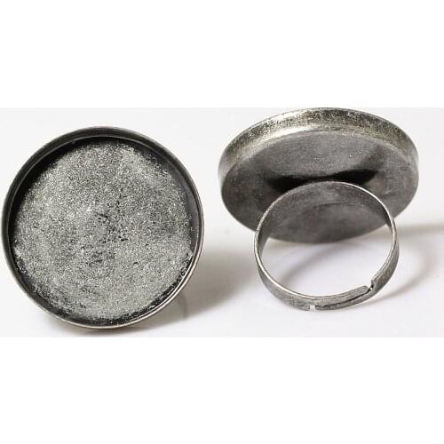 Beadsnice ID21679 most fashion design 25mm ring base setting of new year gift jewelry findings adjustable rings