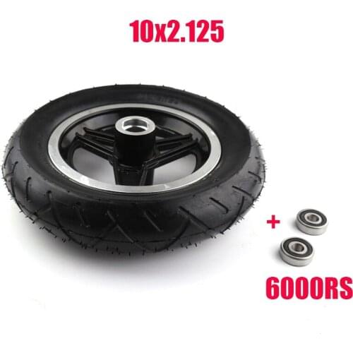 Free shipping 10x2.125 tire and aluminum alloy wheel hub are suitable for electric scooter balancing car good quality