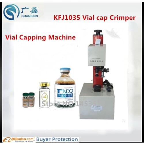 Free Shipping oral liquid bottle packing machine oral liquid capping machine aluminum cap capping machine capping machine