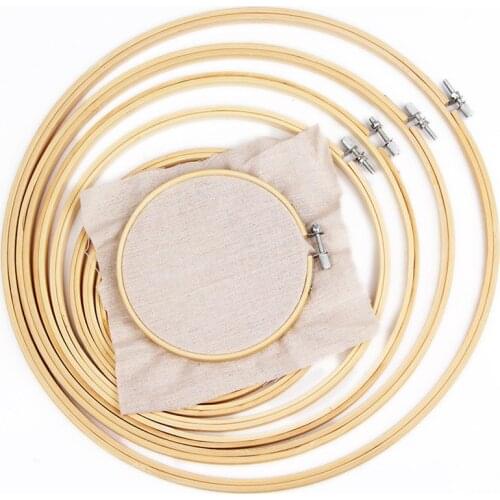 1Pcs/Pack Wood Rings Embroidery Hoops Hand Show Sewing Tambour Frame Embroidery Cross Stitch Embroidery Shed 13cm 18cm 23cm 30cm