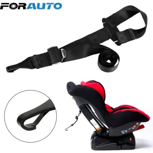 FORAUTO Child Baby Seat Belts LATCH Belt Connector Connection Belts Car Safety Seat Interface For ISOFIX Guide Grooves