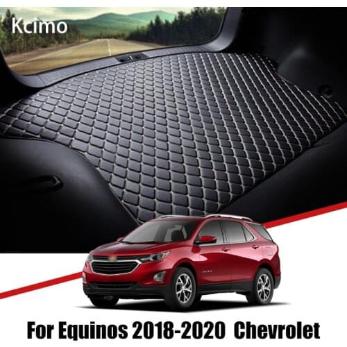 Leather Car Trunk Mat Liner Pad Cargo Pad Carpet For Chevrolet Chevrolet Equinox 2018 2019 2020 Holden Trunk Boot Mat Tail Liner