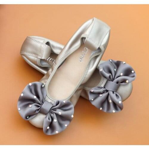 AUCVEE Large Size 34-44 Women Flats Loafers Shoes Genuine Leather Big Bow Female Ballet Flats Footwear Shallow Mouth Lady Flats