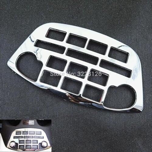 Motorcycle Radio Accent Panel Decoration Chrome Fairing Control Accent For Honda Goldwing GL1800 GL 1800 2001-2011