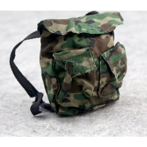 1/6 Scale Unisex Combat camouflage backpack Male Special forces jungle hide backpack model 12 inch doll soldier accessories Gift