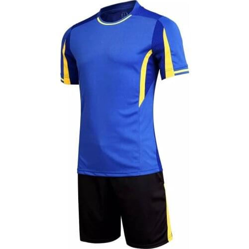 New Arrival Soccer Jersey Set Men High qualition Football Training Suit Breathable Short Sleeve Rrainning Set