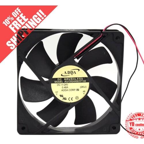 NEW ADDA AG12024XB257100 1225 24V 12CM high air volume cooling fan