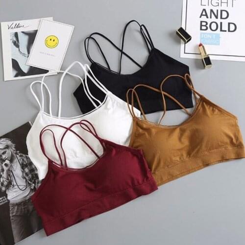 Yoga Wear For Women Sports Bra Top Running Tops Fitness Stretch Sports Top Bra Wire Free Cotton Sportswear Gym Bra Underwear