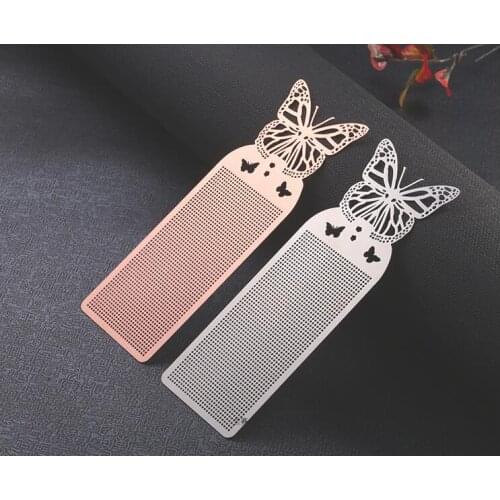 Oneroom DIY Craft Stich Cross Stitch Bookmark Metal Silver Golden Needlework Embroidery Crafts Counted Cross-Stitching Kit Sea