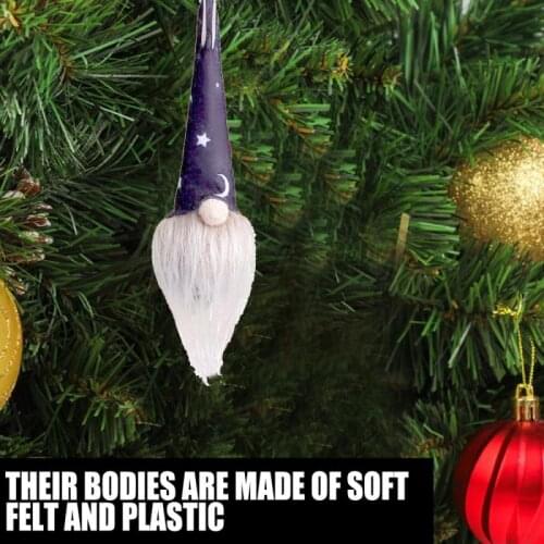 Plush Doll Luminous Faceless Dwarf Elf Doll Props Home Festival Party Xmas Tree Decor Hanging Ornaments Halloween Decoration