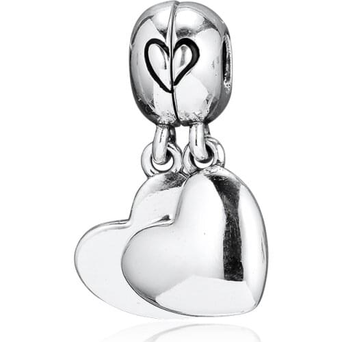 Fit Pandora Bracelets Mother & Son Love Charms 925 Original Sterling Silver Beads for Jewelry Making DIY Women Gift
