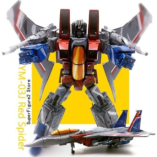 Transformation Yes Model IN STOCK YM-03J YM03J KO MP-11 Starscream2D Comic Color Ver. Figure Action Figure Robot Toys