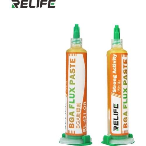 RELIFE RL-421 DIY Solder Soldering Paste Strong Activity Flux Grease For Chips Computer Phone BGA SMD PGA PCB Repair Tool