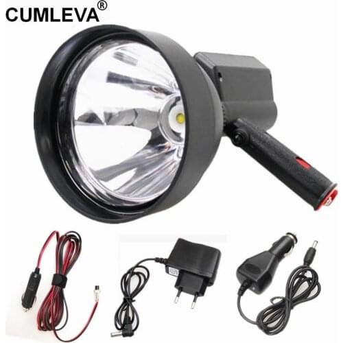 Lightweight CREE MTG2 25W LED Searching Light Ultra Bright LED Handheld Spotlight Hunting Camping Spotlight Lamp Ultra Spot Beam