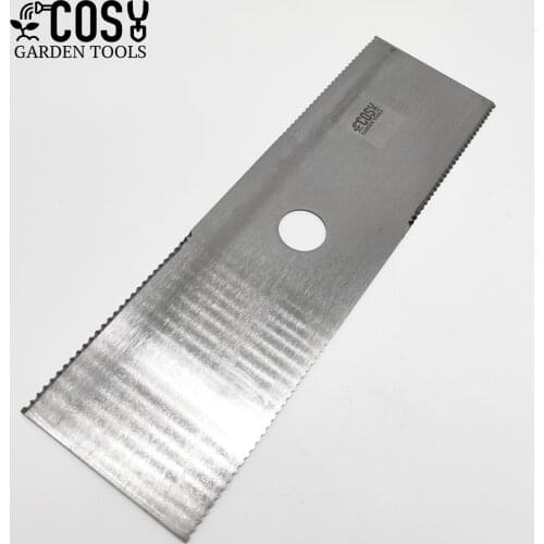 2T Brush Cutter Blade White Steel Saw Blade Grass Cutter Parts Trimmer Jagged Knife Lawn Mower Accessories