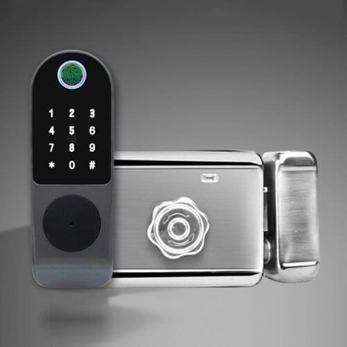 Waterproof Lock, Outdoor Electronic Intelligent Fingerprint LockIntelligent Door Lock for Apartments, Villas