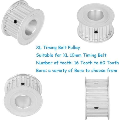 1Pcs AF Type 10-22 Teeth XL Timing Belt Pulley Slot Width 11mm Bore 3-20mm For 10mm Belt CNC/Step Motor