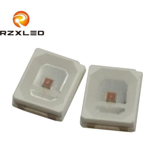 100PCS/Lot LED 2V 150MA 2835Package 0.5W Deep Red 620NM 660nm 735nm Chip