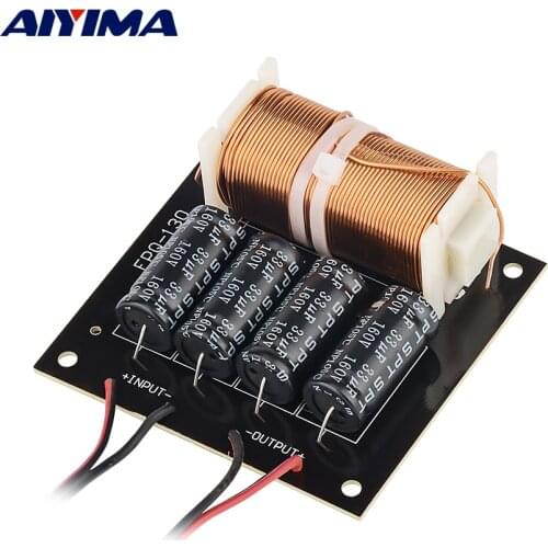 AIYIMA 800W Pure Subwoofer Crossover Professional Bass frequency Divider For 5-15 inch Speaker DIY Filter Music sound 125Hz 1PC
