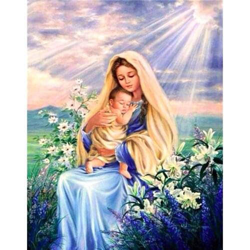 Angel Portrait DIY Crystal full plastic diamond painting embroidery machine glue cross stitch kit art 5Dmosaic square rhinestone